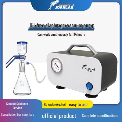 Adjustable Oil-Free Diaphragm Vacuum Pump for Laboratory Suction and Filtration