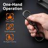 10pcs Multi-Functional Metal Keychains Lightweight Zipper Clips Portable Key Ring Clip  Bag