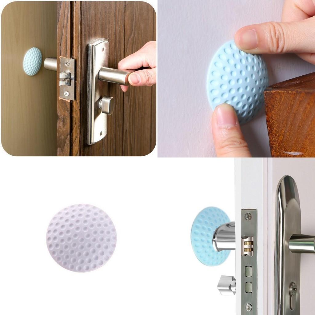 Self-adhesive Door Stopper And Wall Protector Pad For Doorknob Damage Prevention