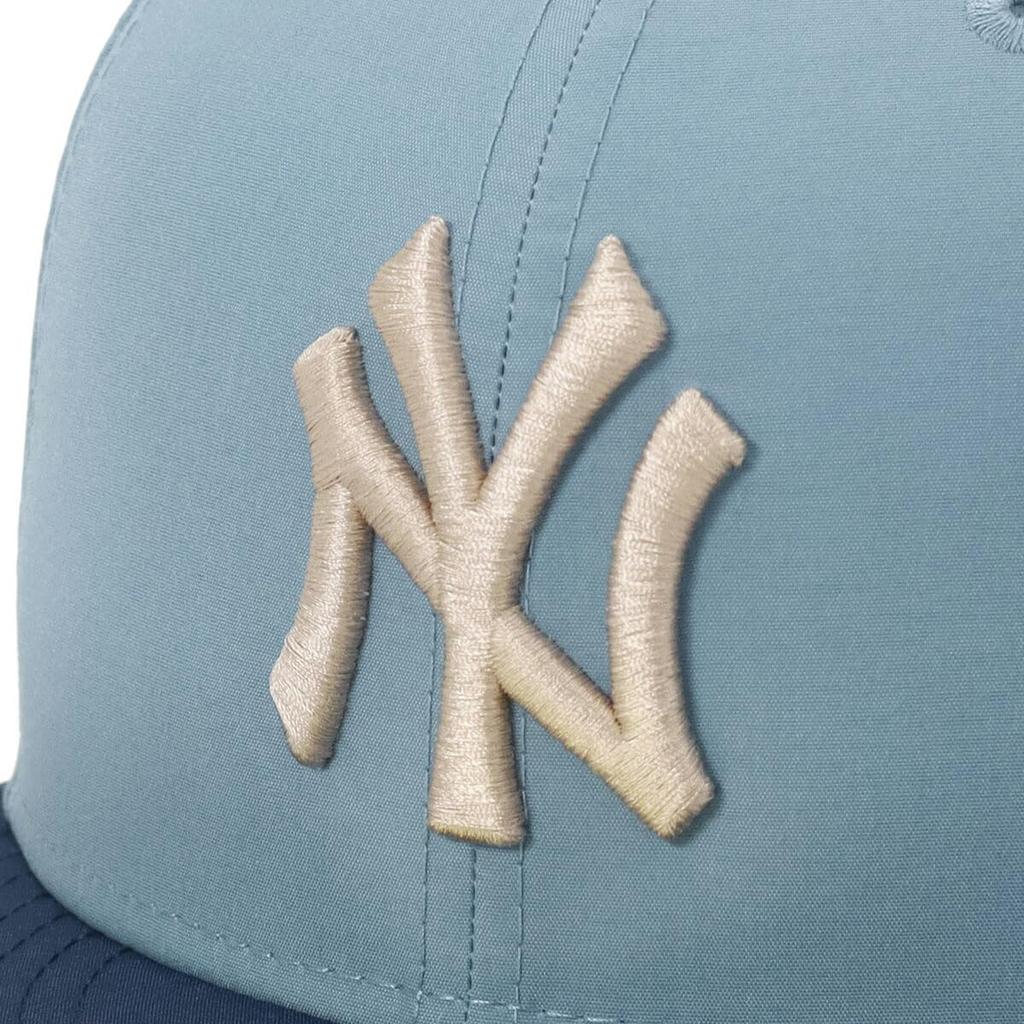 New Era 59FIFTY Cap MLB New York NY Sax Vintage Nylon Exclusive to and Straight Flat Stylish Streetwear Travel Sun Gift Idea (14693453, NER36C0545)