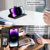Flip Leder Wallet Handyhülle für iPhone 17 16 15 14 13 12 11 Pro Max 17E 16E Air Mini XR X 8 7 Plus SE Kartenhalter Hülle Tasche
