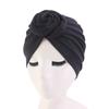 New Donut Turban Caps For Women Stretch Hijab Cap Muslim Soft Cotton Headscarf Bonnet Hat Ladies Headband Turbans Headwrap