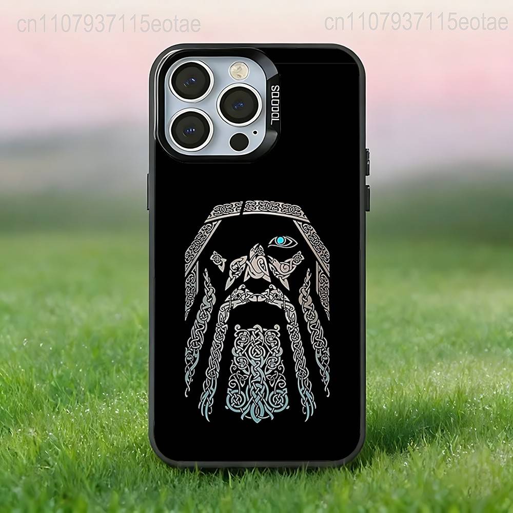 

Odin AND Fenrir Phone Case For iPhone 17,16,15,14,13,12,11,Pro,Max,Plus,E,Air,Mini Black IMD Cover iPhone16pro