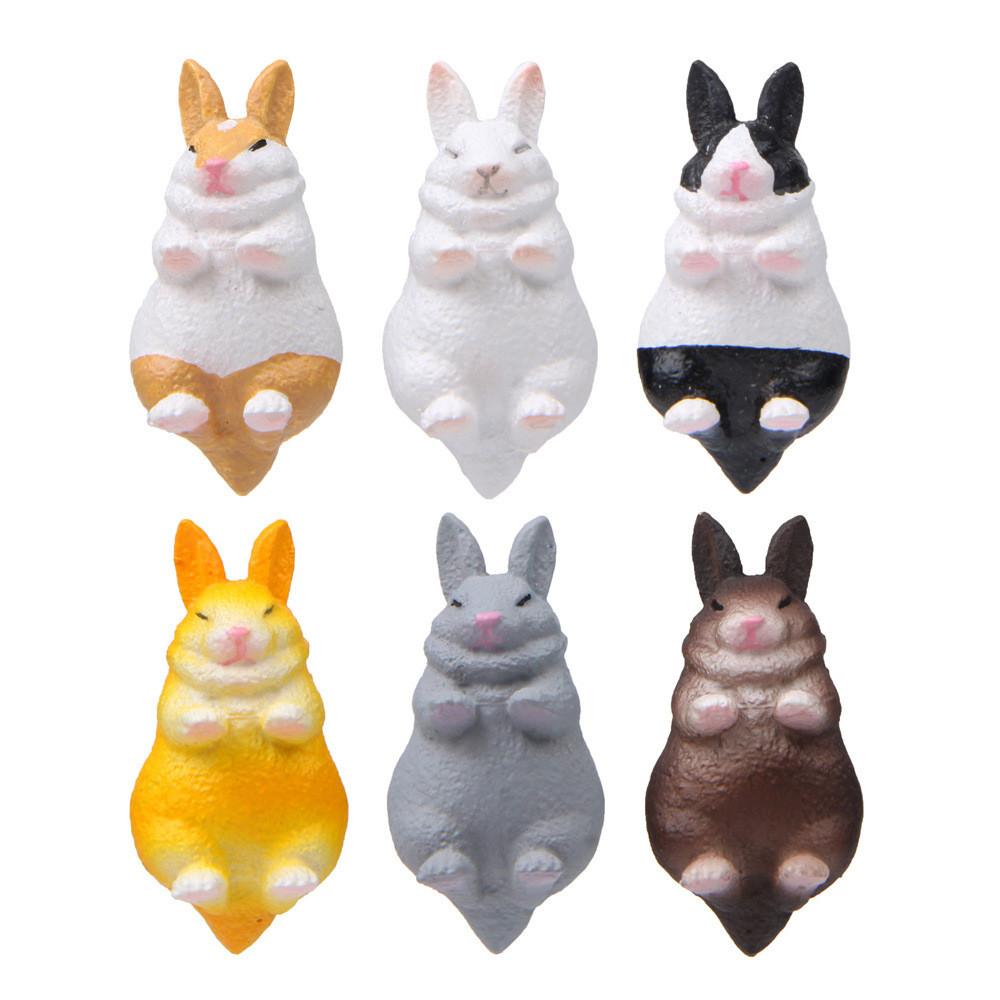 Sleepy Bunny Pvc Refrigerator Magnet With Magnetic Back For Office Decor