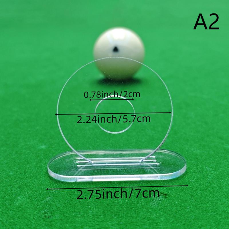 Billiard Rod Trainer Billiard Stroke Exerciser Transparent 1/5 Holes Pool Cue Stroke Training Device Billiards Accessories