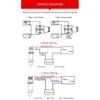 G1/4" 10bar 20bar Pressure Sensor 4-20mA 0-3.3V Pressure Transmitter 4-20mA 0-10V 0-5V RS485 Digital Pressure Sensor Transducer