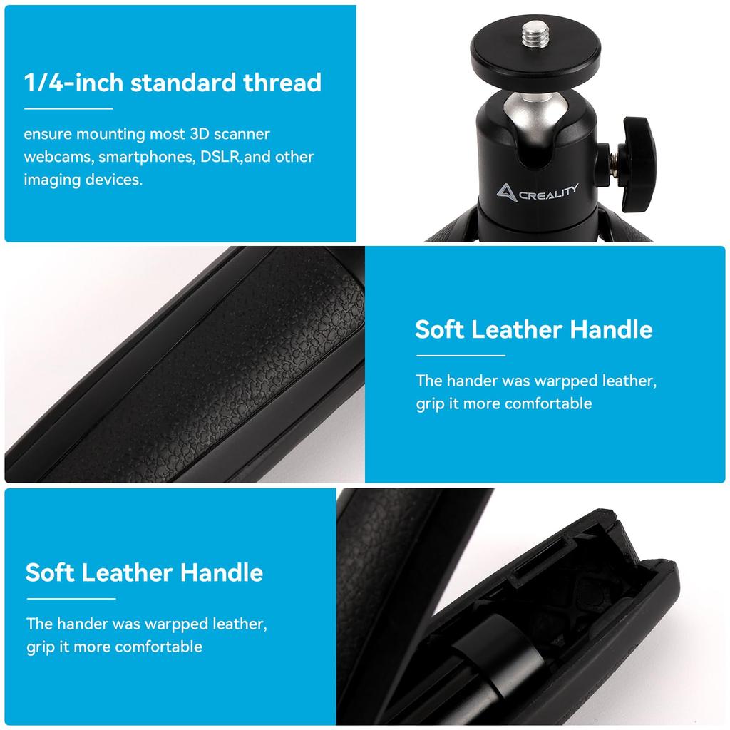 Creality 3D-Scanner-Stativhalterung für 3D-Scanner mit Standardgewinde CR-Scan Otter/Raptor 1/4"