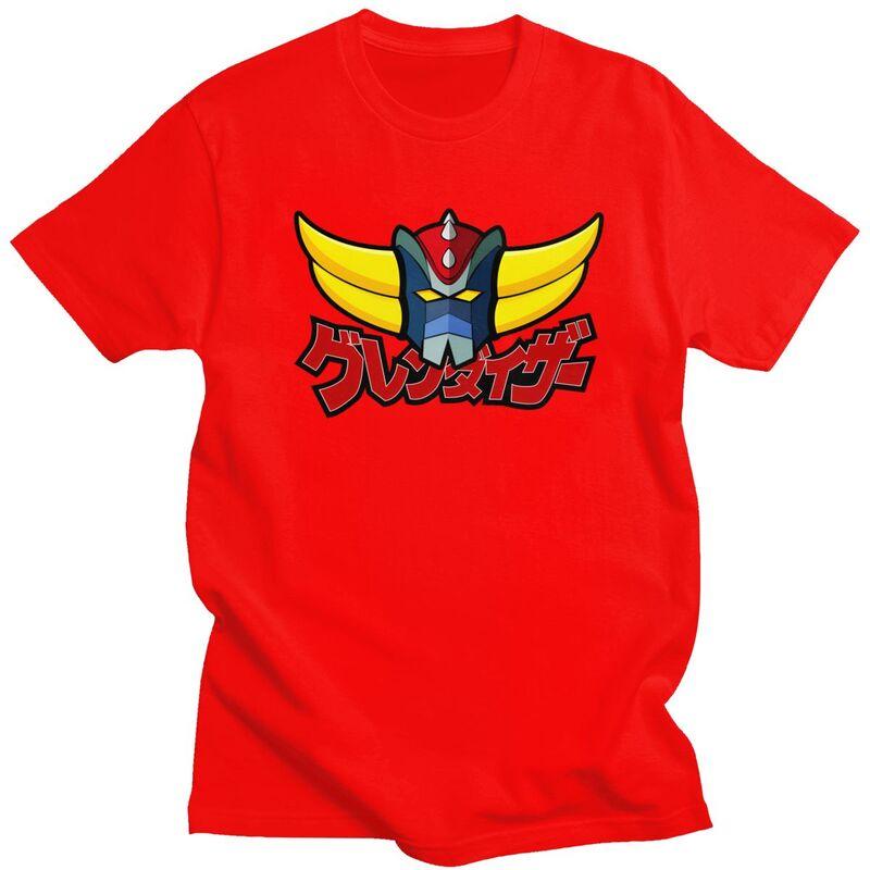 Custom Grendizer Avatar T Shirt for Men 100 Cotton Tshirt Tee Anime Goldorak Goldrake Ufo Robot Tshirt