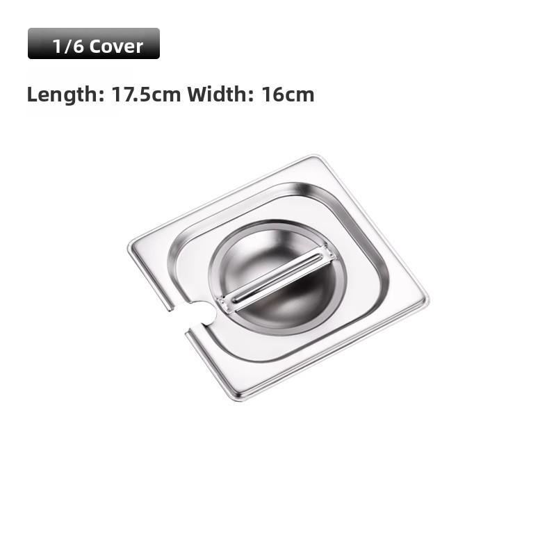 Stainless Steel Rectangular Covered Small Seasoning Box Food Container Thermal Restaurant Kitchen Cooking Utensils Dish Pot