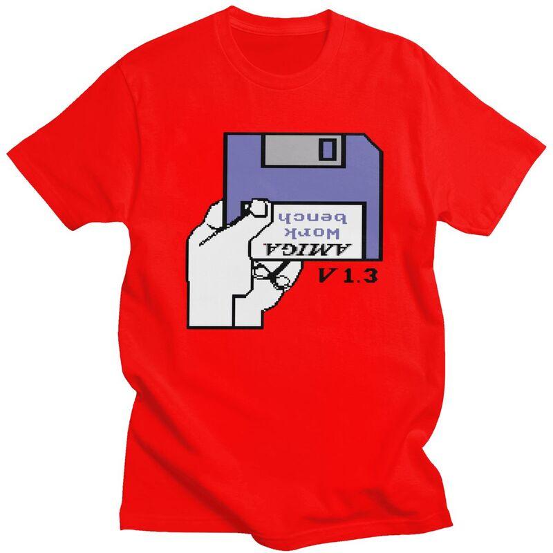 Custom Commodore C64 Game T Shirts Men Pure Cotton Tees  Tshirt Clothes S