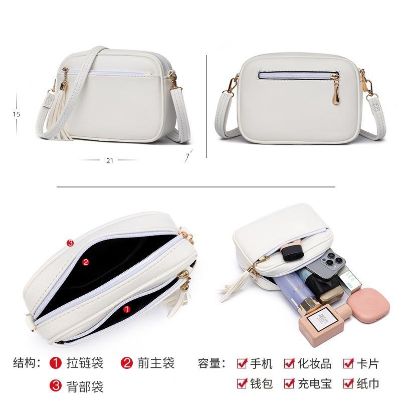 Trend women's bags New solid color messenger bags Women's small bags Women's shoulder bags Small square bags