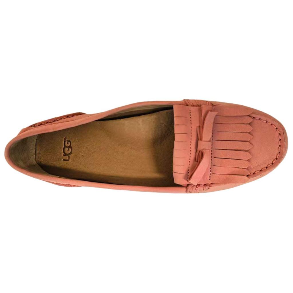 UGG Whitley Driver Damskie mokasyny slip-on ze skóry owczej Różowe 1095532-LNT