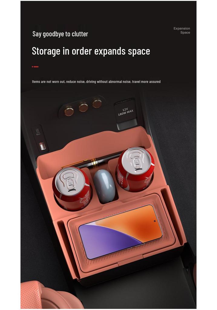 Xiaopeng G7 Center Console Silicone Storage Organizer for 25 Models
