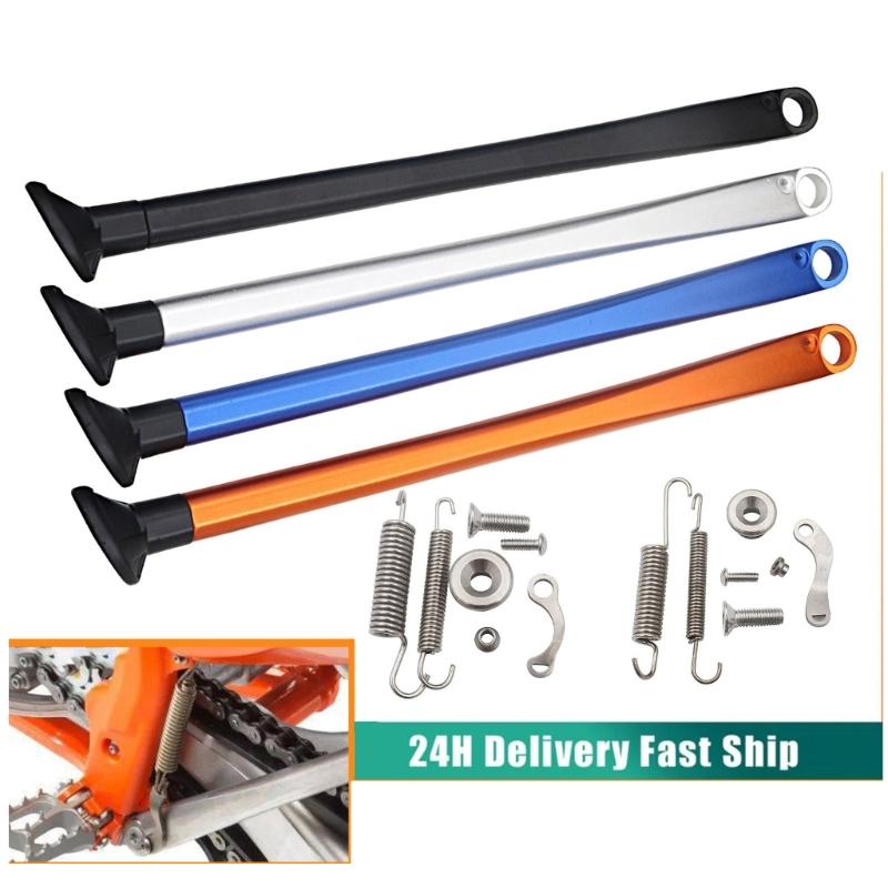 Motorcycle Side Stand Motorcycle Stability Stand Heavy Duty Kickstand Motorcycle Side Stand set for 17-23  Bikes 