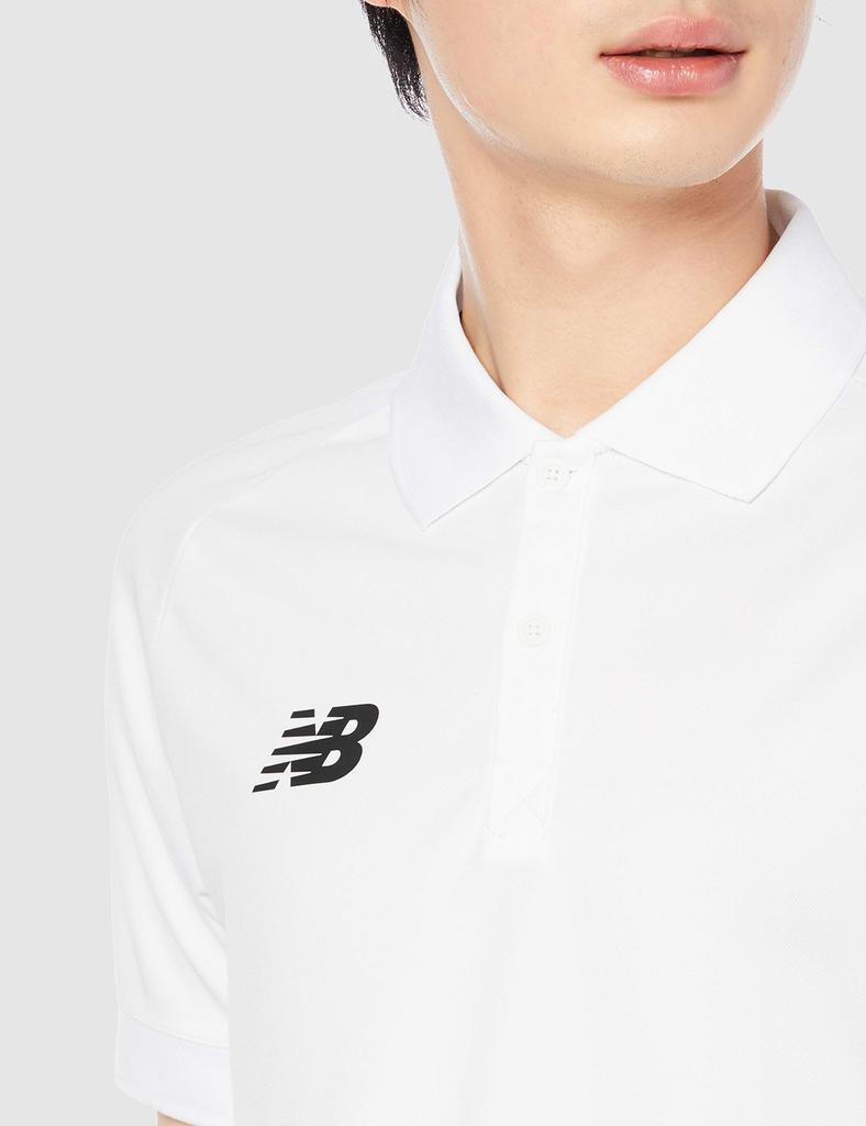 New Balance Polo White Japan Size XL To Japanese Size Soccer/Football Shirt, (WT), (equivalent XL)