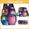 Brain Inside Out Characters Kids School Backpack Set For Elementary Students