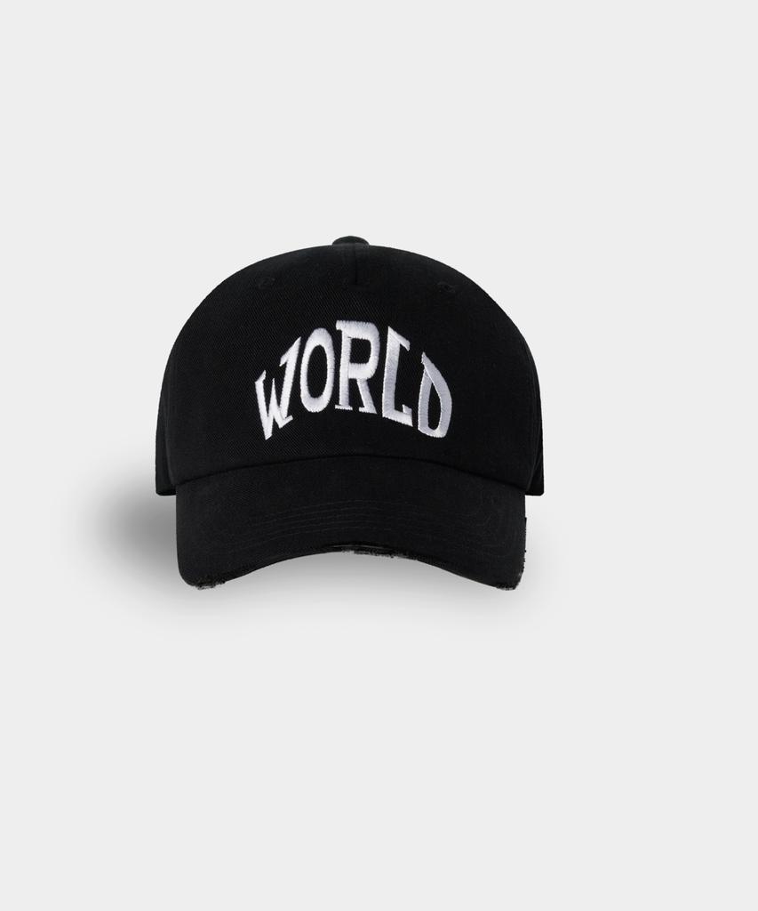 Woldeudillema Weltstickerei Kappe (Schwarz)