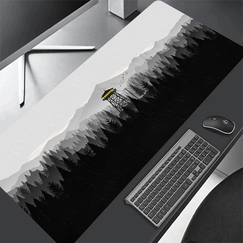 Deep Forest Firewatch Laptop Gamer Mousepad Gaming NonSlip Mouse Pad Large Locking Edge Keyboard 700x300 Deak Mat For Cs Go Lol