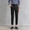 Popular Nine-point Trousers Men's Small Straight Tube Slim-fitting High-waisted Thin Pipe Pants Versatile Black Suit Pants Wholesale