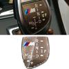 B4 A5 For BMW M 1pcs M Performance Car Gear Shift Knob Sticker Cover For Bmw M Sticker X1 X3 X4 X5 X6 X7 E46 E90 F20 E60 E39 F10