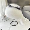 Fox Fur Hat Women's New Winter Warm Mongolian Hat Thickened Outdoor Skiing Fur Hat Shows A Small Face