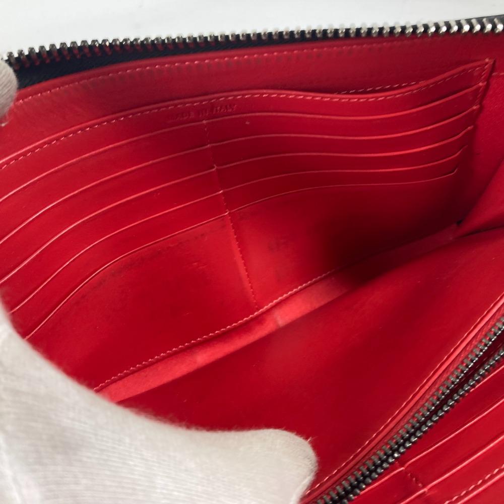 Christian Louboutin 1165043 Hand Bag PANETTONE Studded travel case Long Wallet