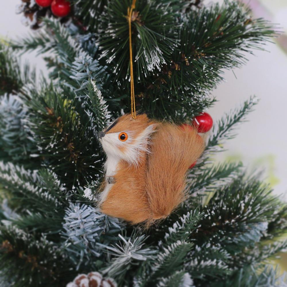 Bunny Plush Animal Ornament Plush Christmas Tree Hanging NEW Animal Models  Christmas Gifts