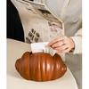 Cute Creative Croissant Tissue Box Holder Ins High Value Home Decor for Bathroom Living Room