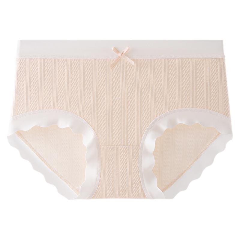 

Girls Pure Cotton Antibacterial Underwear - A-Class, Ages 8-16, Triangle Shorts 4XL/160 (85-105 jin) абрикос світлого кольору