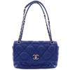 Wild Stitch Shoulder Bag ChainShoulder Blue Lambskin Women Used