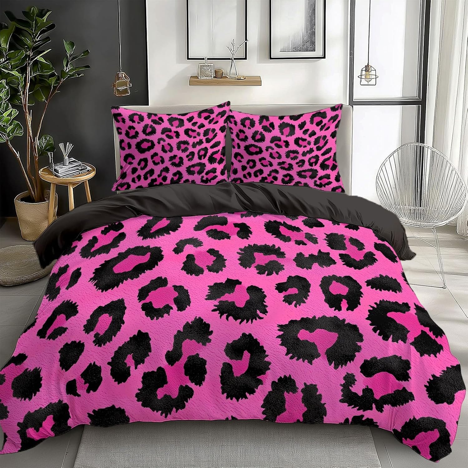 Leoparda gultasveļas komplekts, King izmērs, bērniem