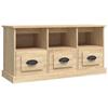 VidaXL Meuble TV chêne sonoma 100x35x50 cm bois d'ingénierie 816291