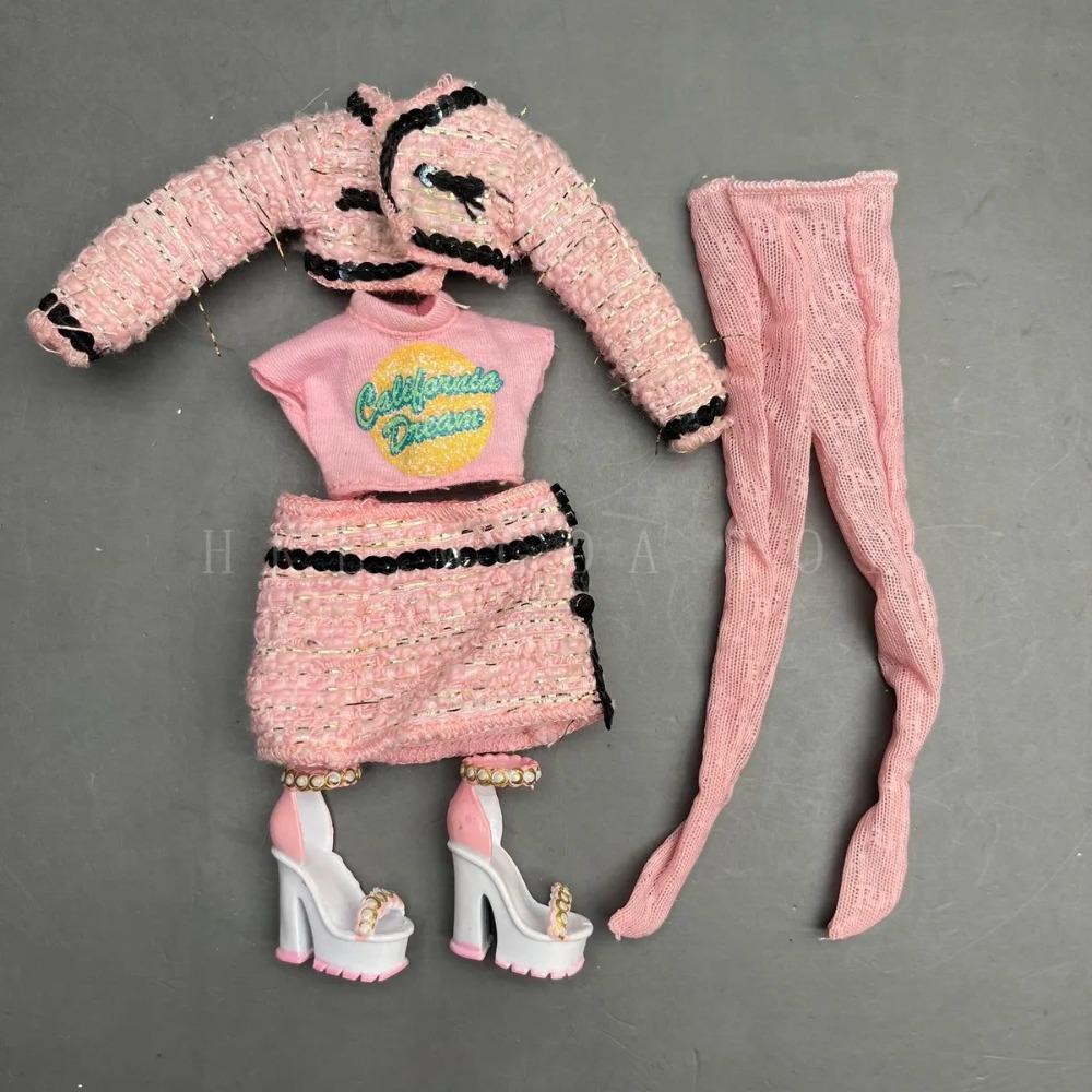 Original Multi Style Rainbow Middle School 28cm Doll Clothes and Shoes Set Fashion Dressing Girls' Holiday Gift Toys