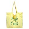 Lazy wind canvas bag 2025 summer new alphabet canvas bag female shoulder large capacity student class commute