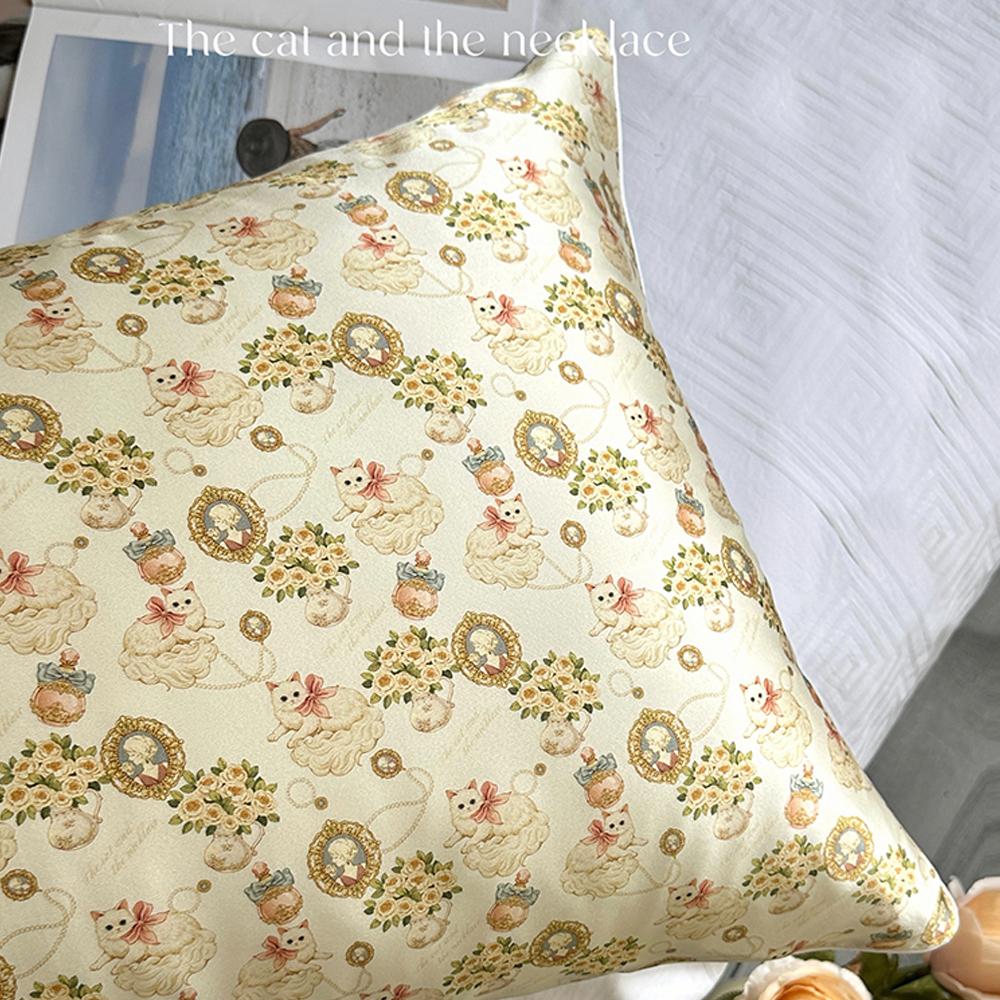 

25 Momme Pure Natural Silk Pillow Case Envelope Design Printed Pillow Case Skincare Smooth Single sided Mulberry Silk Pillowcase 48x74cm
