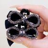 New Year Elegant Double Sided Small Bow Hair Clip Women Side Bangs Broken Hair Fixed Clip Fashion Princess Head Hair Accessories