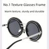 Latest metal round men's and women's UV resistant glasses with adjustable lenses suitable for outdoor wear and outdoor photography