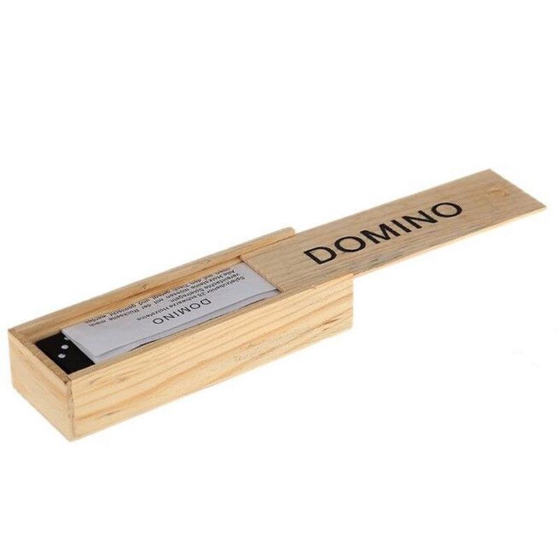 Colored Wooden Domino Blocks - 120 Pieces for Kids Age 2-6