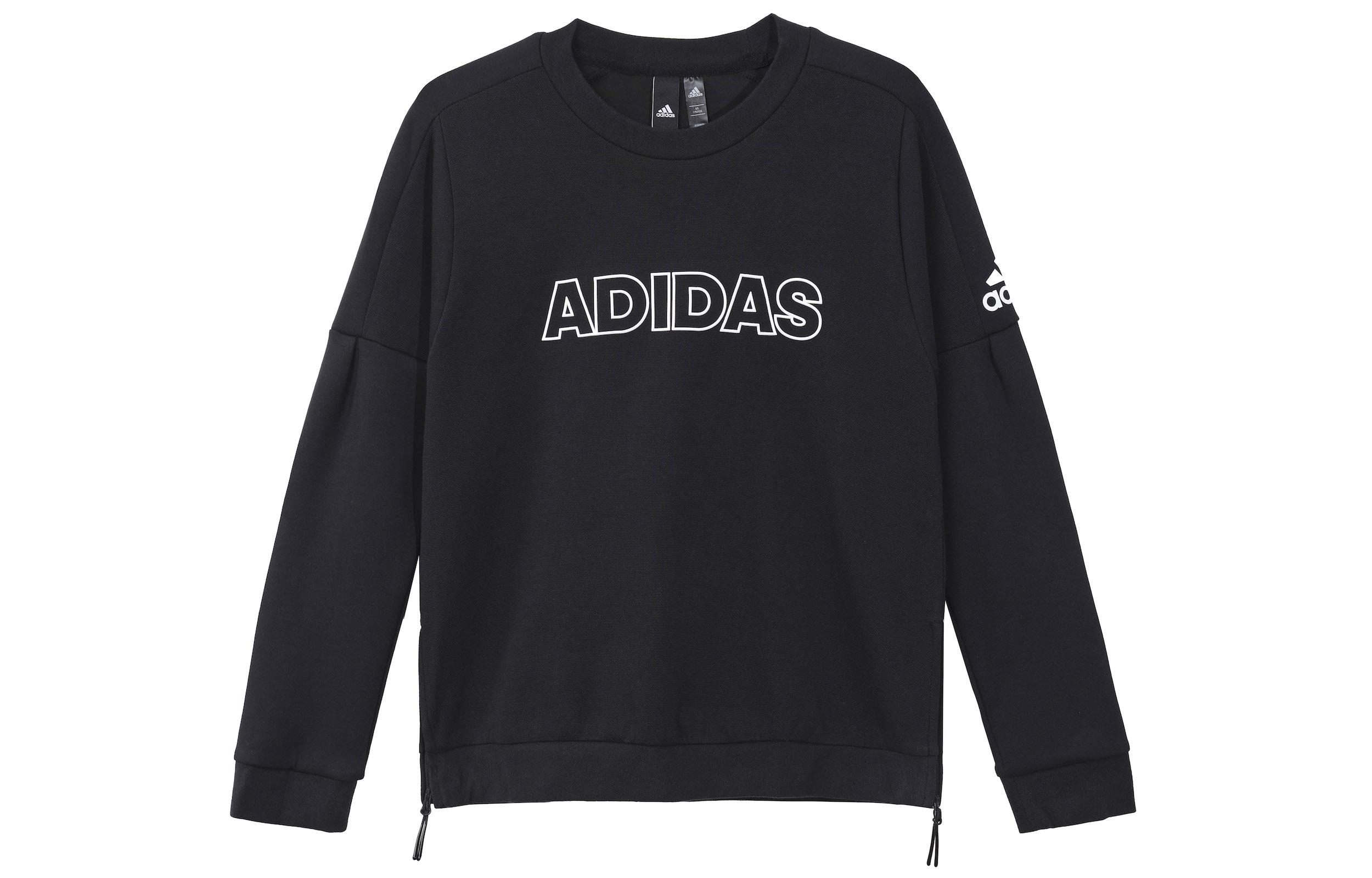 Adidas Sweatshirts Women s Black Crew Neck Moderate Other DV3318 M