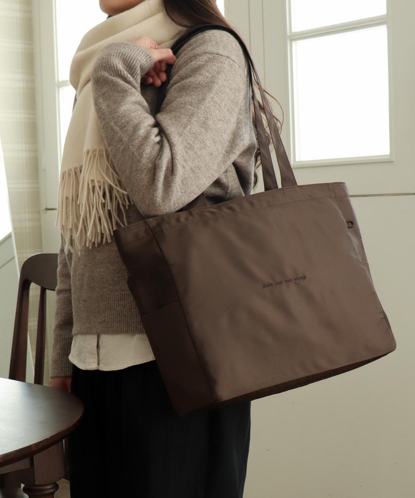 0614Story Ver2.Voyage Shoulder Bag (Dark Brown)