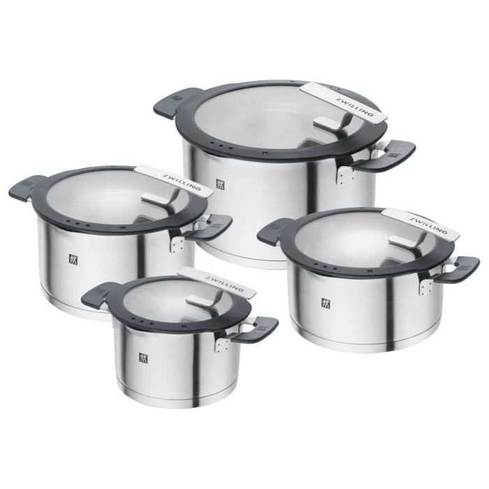 ZWILLING Simplify - Ensemble de Casseroles (4 Pièces) - Acier Inoxydable