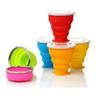 Colorful Silicone Folding Cup - Portable Water Cup with Logo, Ideal Gift
