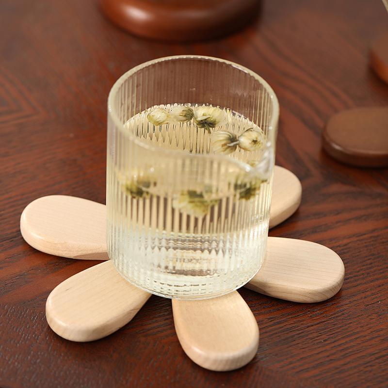Tree Insulation Mat Solid Wood Dining Table Anti Scalding Mat Pot Mat Festival Gift Creative And Personalized Home Decoration