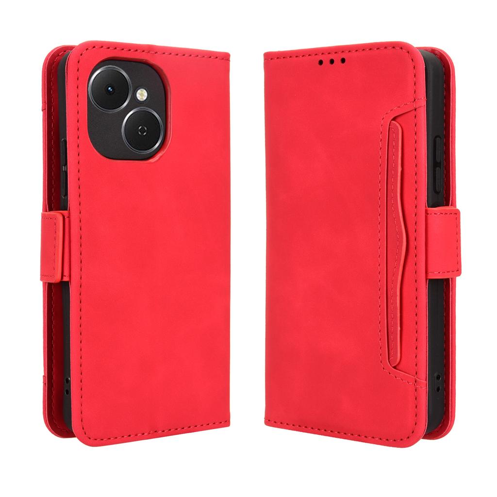 Voor TECNO Spark 40C Leren Hoesje Telefoon Portemonnee Cover met Meerdere Kaartsleuven