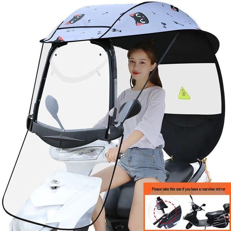 OEING Electric Vehicle Rain Canopy with Sunshade