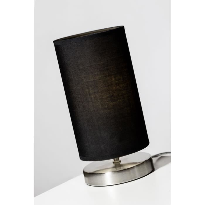 Lampe À Poser - BRILLIANT - Clarie - Noir - 1 Ampoule - Intérieur - Electrique