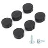 6pcs Threshold Caps Covers Black Automobile Accessory Parts 66788900 Fit for Transporter Kombi T5 T5.1 T6