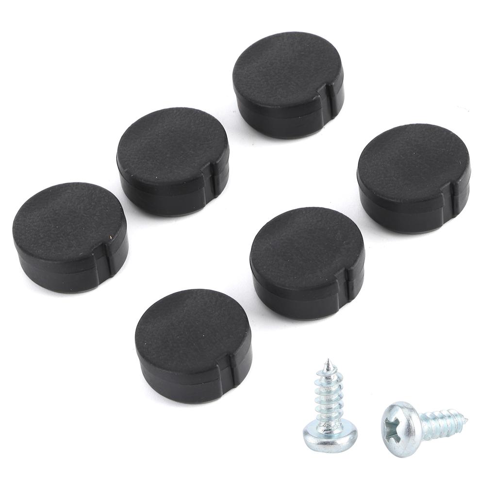 6pcs Threshold Caps Covers Black Automobile Accessory Parts 66788900 Fit for Transporter Kombi T5 T5.1 T6