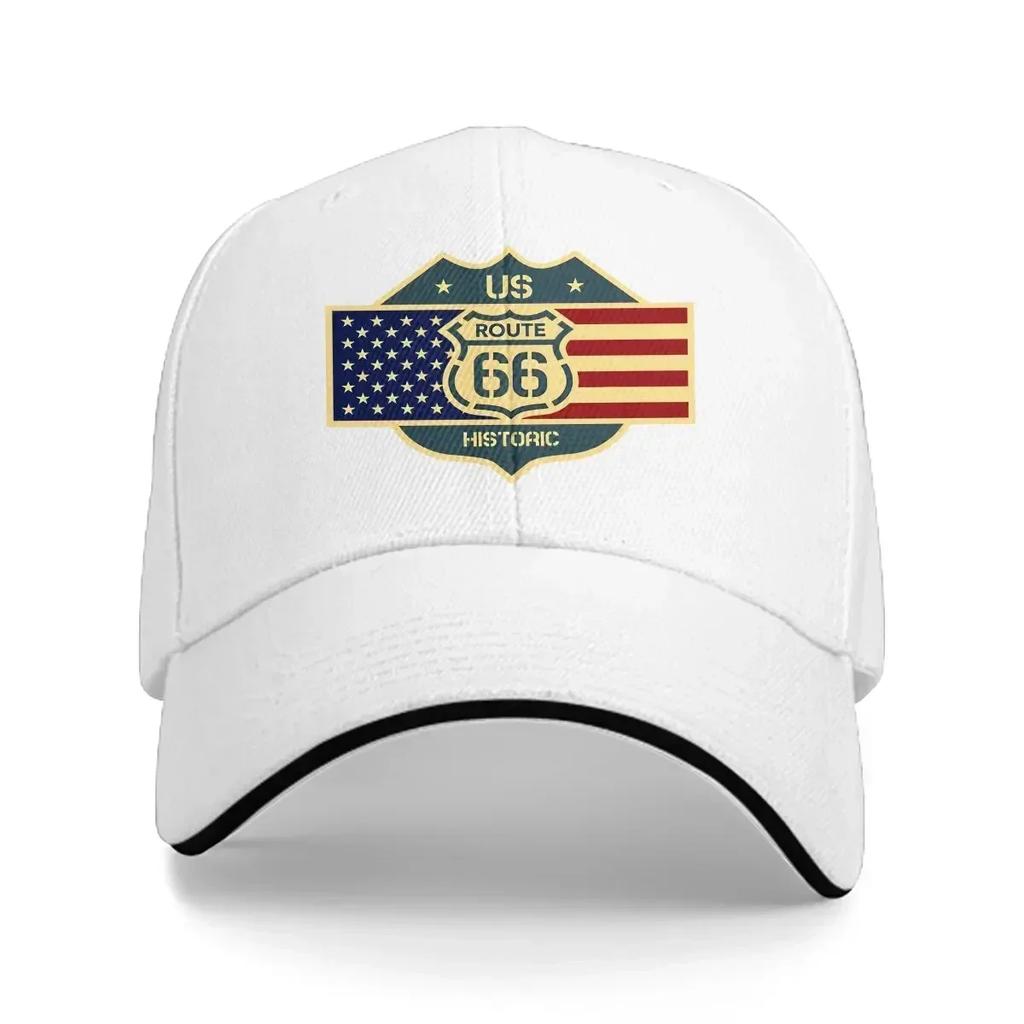 Summer Cap Sun Visor US Hip Hop Caps U S Route 66 Peaked Hats