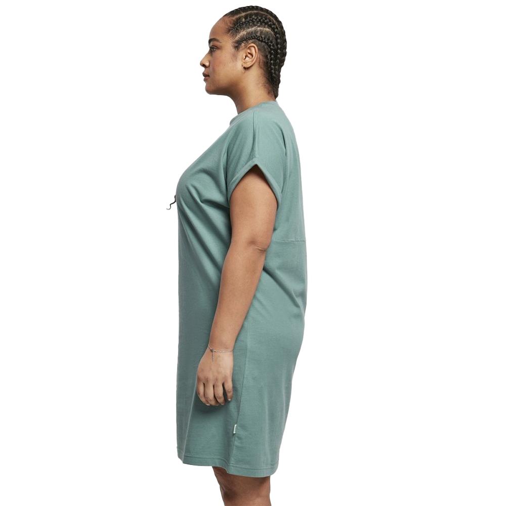 Urban Classics Womens/Ladies Organic Cotton Cut-On T-Shirt Dress